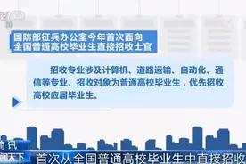 高校毕业生参军机会来了！直招士官，今起开始网上报名图片