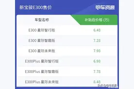 续航305km/售6.48万起 新宝骏E300/E300Plus上市图片
