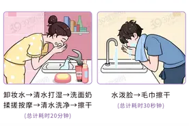 这么多年，你的脸洗干净过吗？3个错误的洗脸方法，让脸加速变老图片