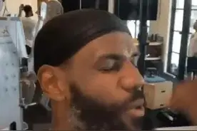 仅仅过去70天！詹姆斯便老了那么多，他才35岁，两边胡子都是白了图片