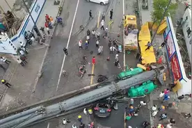 宁波施工地桩机倾覆致两死，系一对父女，建筑资质与专业性存疑图片