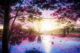 听，花瓣飘落的忧伤图片