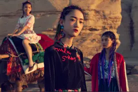 她把新疆刺绣送上国际T台，大牌明星都抢着穿，中国风太惊艳了图片