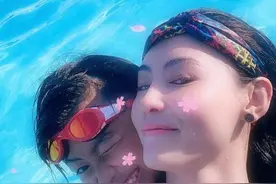 张柏芝懒理四胎传闻，与儿子温馨合影，母子均未对谢霆锋生日表态图片