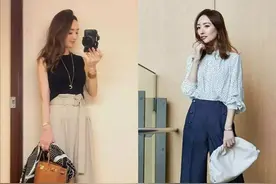 这位日本时尚辣妈，不愧是小个子的穿搭榜样，穿衣显高又时髦图片