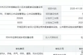 拟投资8000万！邓州2020年城镇老旧小区改造项目来啦图片