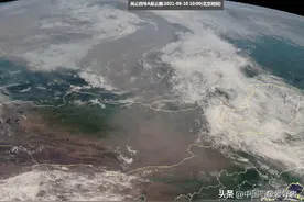 怪？贝加尔湖突然从卫星云图上消失，分析：是西伯利亚爆发大火灾图片