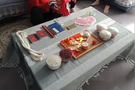 我参加朝鲜族朋友儿子的抓周礼图片