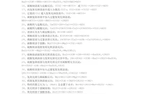 高中化学：高中化学方程式大全（完整版）建议收藏图片