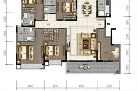 10款时下流行的五房户型，哪一款更适合三胎？图片
