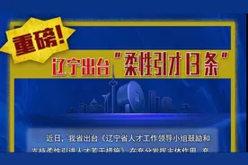 图解丨辽宁出台“柔性引才13条”图片