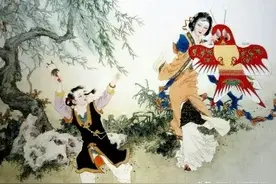 蝙蝠飞进了《红楼梦》，曹雪芹写成了风筝，让薛宝琴放飞了图片