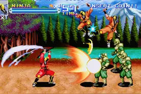 经典街机《变身忍者》最霸道的杂兵技能，链子兵从不辜负玩家图片