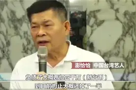 欠债2800万澎恰恰宣布破产，此前曾遭黑社会逼债，向好友交代后事图片