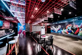 大型欧美夜店风网红动感拳击馆图片