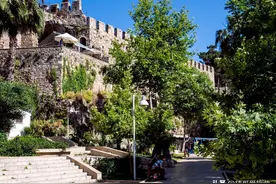 土耳其 安塔利亚 卡雷奇海边城堡图片