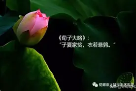 子夏悬鹑-荀子四字成语荀卿庠读书会整理图片