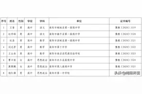 南阳这些老师被评为省级名师、骨干教师！图片