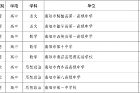南阳这些老师被评为省级名师、骨干教师！图片