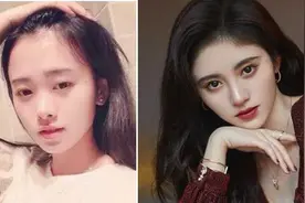 鞠婧祎被扒出用了假发套，原来支撑美貌的浓密发量也是装出来的图片