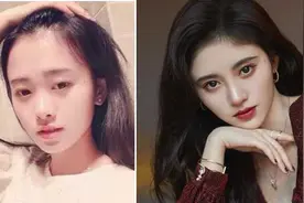 鞠婧祎被扒出用了假发套，原来支撑美貌的浓密发量也是装出来的图片