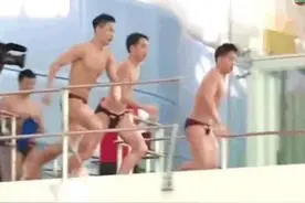 你没见过的中国跳水队“名场面”，这奇葩姿势是认真的吗哈哈哈哈图片