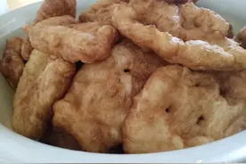 朔州网红美食系列——炸油饼图片