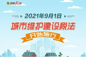 城市维护建设税法9月1日起施行！一图了解相关要点图片