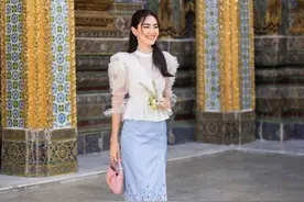 过完年后，裤子就收起来吧！今春流行“泰式裙”，时髦减龄又贵气图片