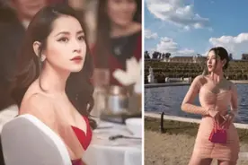 华为越南代言人走红，手机好不好用不知道，她的确是令人挪不开眼图片