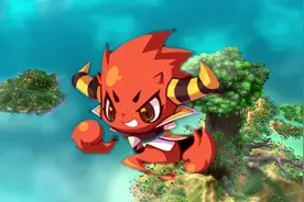 洛克王国：火花再次超进化，帅气外形很威武，谁敢说配不上水蓝蓝图片