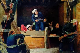 兵民是胜利之本——罗工柳《地道战》油画赏析图片