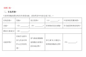 全国Ⅲ卷生物试题分析，下一年该如何指导考试复习图片