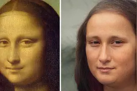 男子用AI人工智能技术还原蒙娜丽莎，网友直呼不够美图片