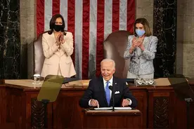 拜登首次国会演讲：对富人增税图片