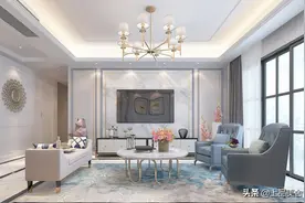 母亲业主群晒出儿子145平米新房装修，轻奢风，获得邻居纷纷点赞图片