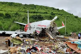 印度客机事故机场跑道存在安全隐患图片