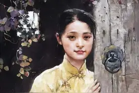 宁静乡村里的女人——潘鸿海人物油画作品欣赏（图）图片
