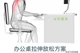 整日久坐身体到处疼痛，办公桌拉伸放松方案6个动作解救你图片