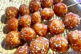 健康美食：糖油果子，外酥内糯，简单做法图片