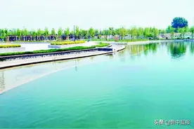 高新区滨河公园、孙庄游园五一开园迎客图片