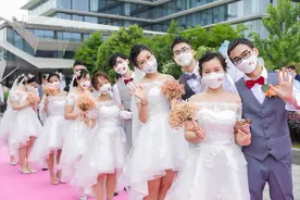 阿里日举办首次口罩婚礼，张勇为新人证婚：请大家作好另一半的CCO（首席客户官）图片