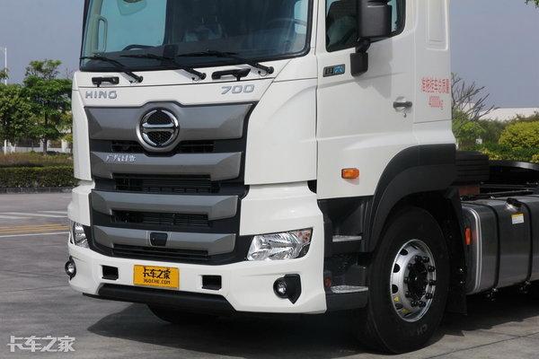 外观内饰全升级，还有全新动力，实拍新一代广汽日野700牵引车
