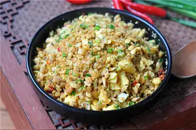 豆渣新吃，比红薯还好，高蛋白低热量，咸香起沙，饱腹感特别强图片