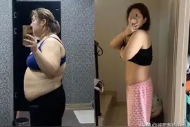 胖妞变美女，吃播大胃梁秀彬一年减重90斤，可以直接出道了图片