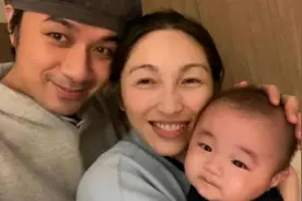 古巨基老婆52岁生娃，产后面露老态，网友：都能当奶奶了图片