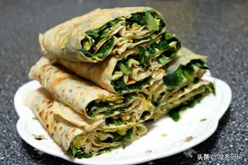假期不能回老家，做个菜馍解解馋，从小吃到大，总也吃不烦图片