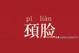 䪹脸（pǐ liàn）比城墙拐子还厚图片