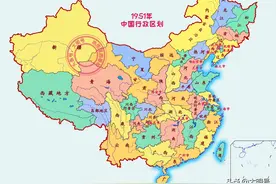 图说新中国行政区划的变迁，从53个省级行政区到34个省级行政区图片