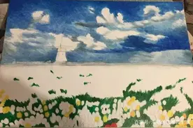 本期分享初级油画绘制过程，油画神器刮刀技法，欢迎关注留言评论图片